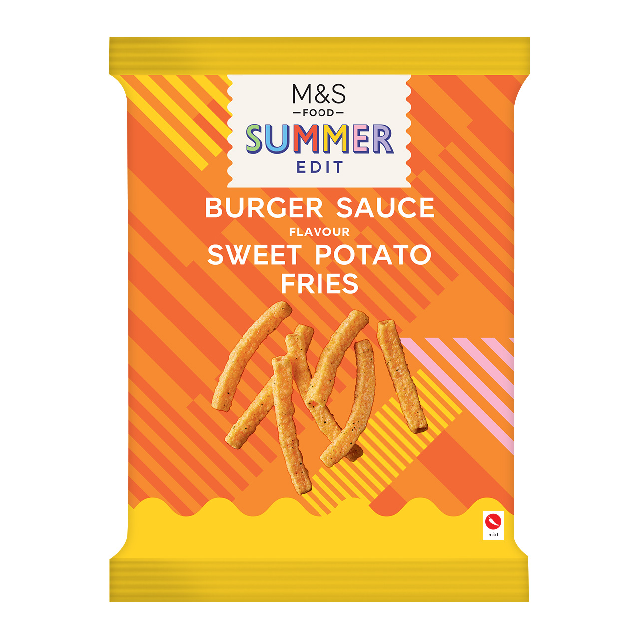BURGER SAUCE FLAVOUR SWEET POTATO FRIES | 120 gr