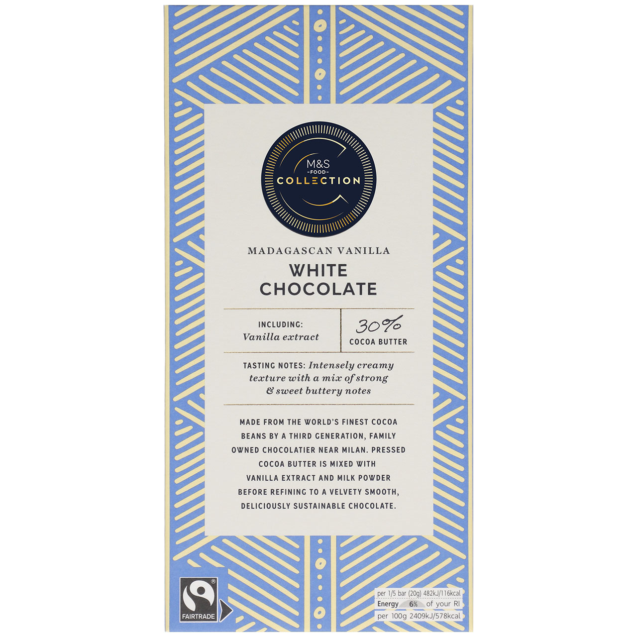 WHITE CHOCOLATE WITH VANILLA | Marks and Spencer Food